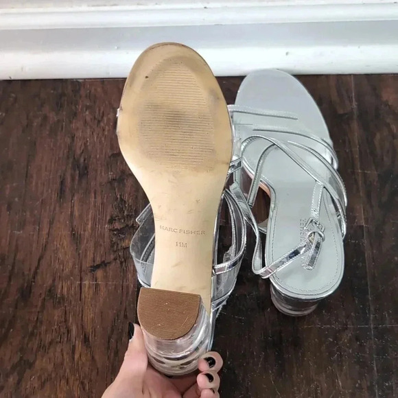 Marc Fisher Block Clear Heels For Women - Picture 5 of 8